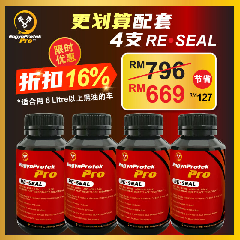 [4支优惠] RESEAL 引擎保养护理油